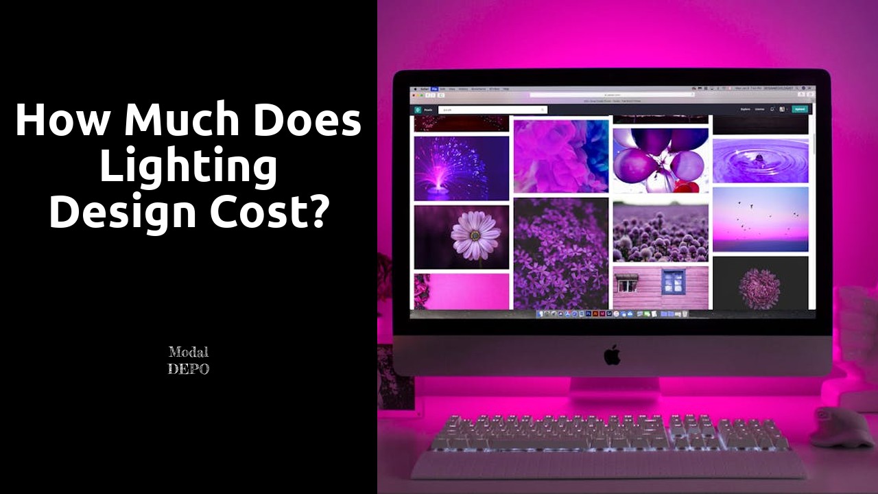 How much does lighting design cost?